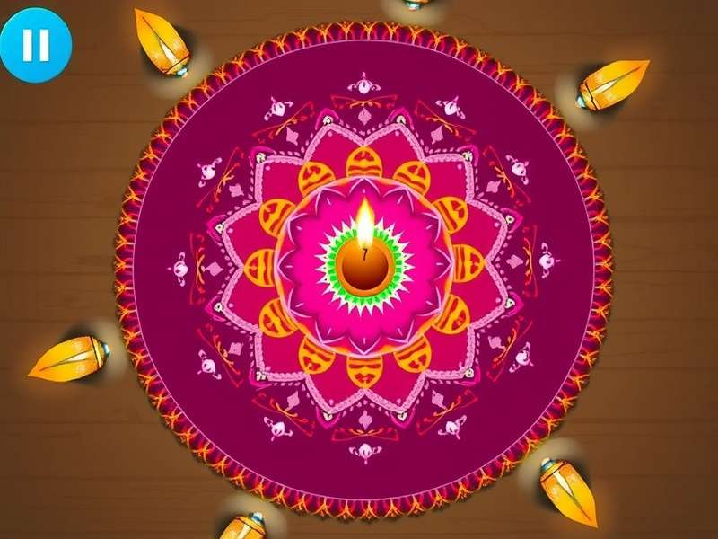 Diwali Delight Rangoli Game Screenshot